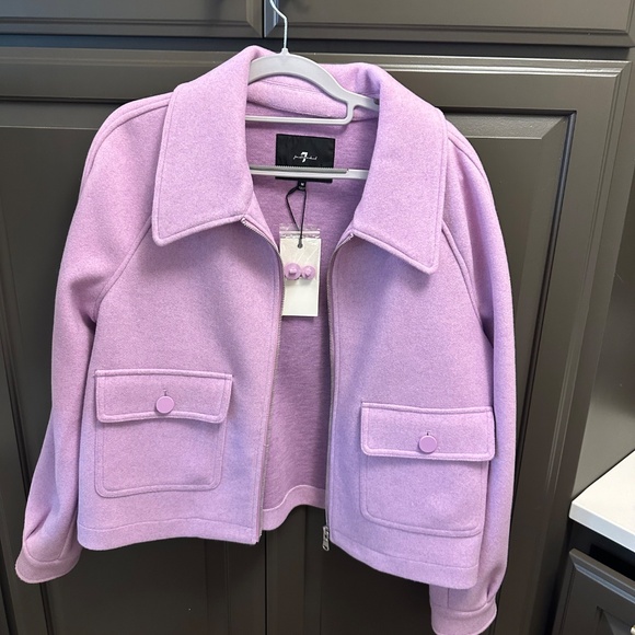 NWT-7 for Mankind Purple Jacket-Size M - Picture 1 of 7